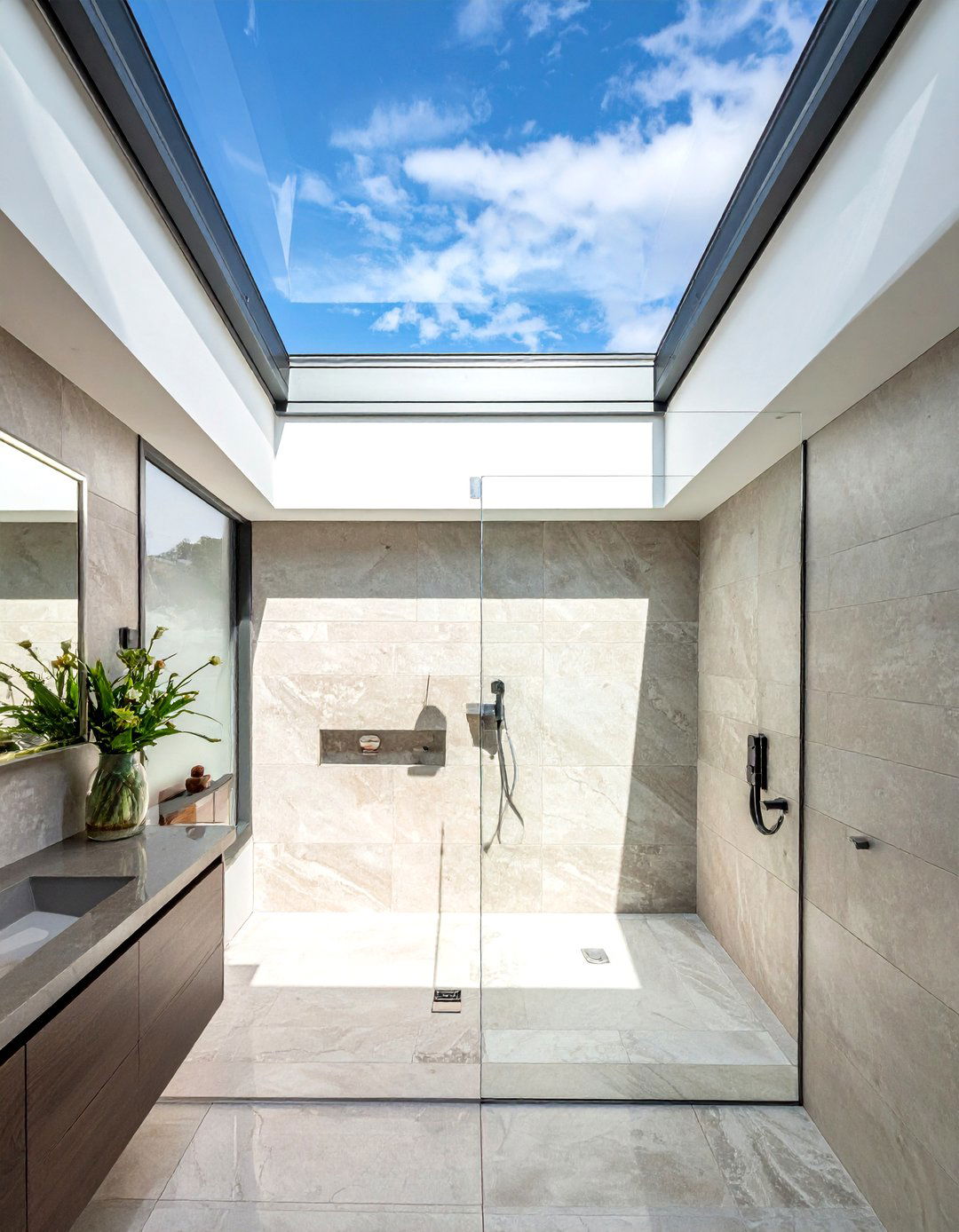 Skylight Bathroom Window - 30 California bathroom ideas