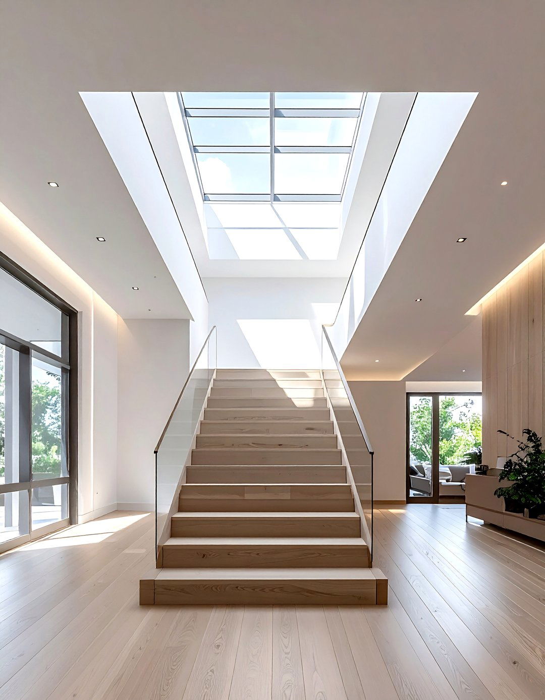 Skylight Entryway Lighting - 30 grand entryway ideas