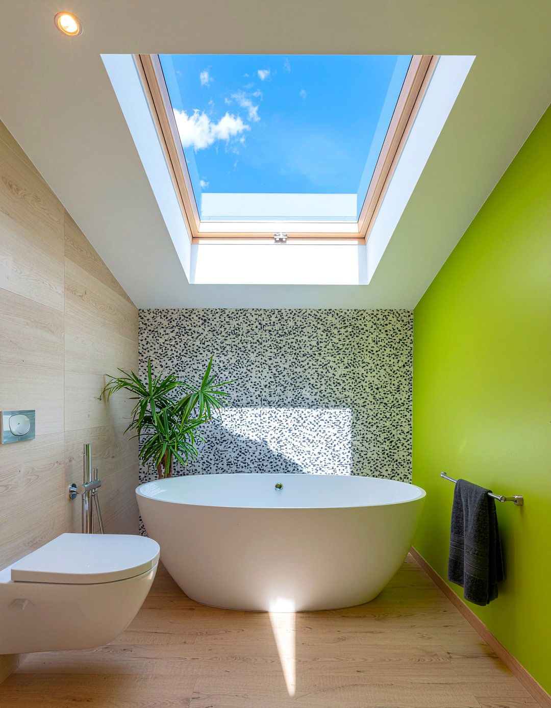 Skylight Installation - 30 small bathroom remodel ideas