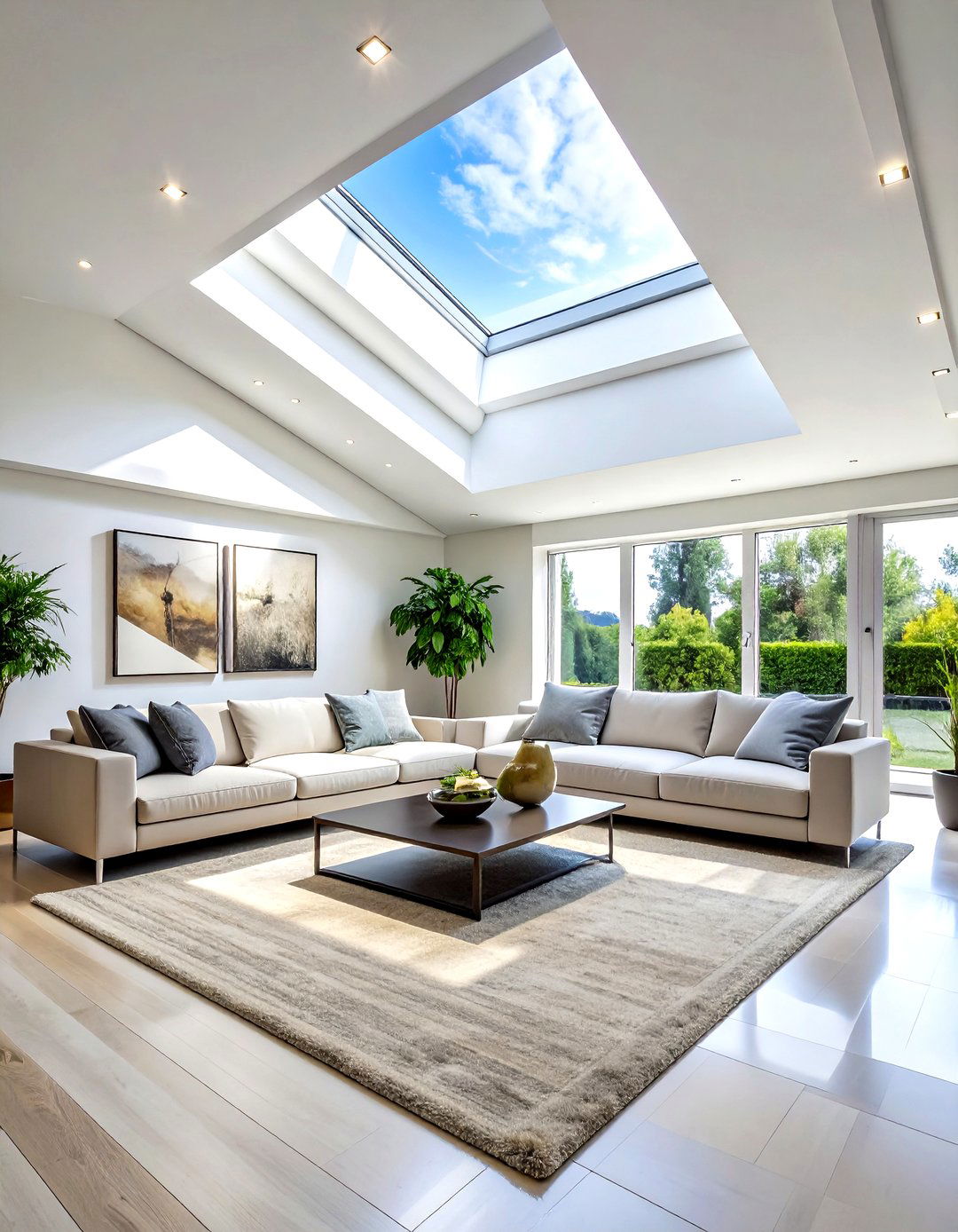 Skylight Installation - 30 living room natural lighting ideas