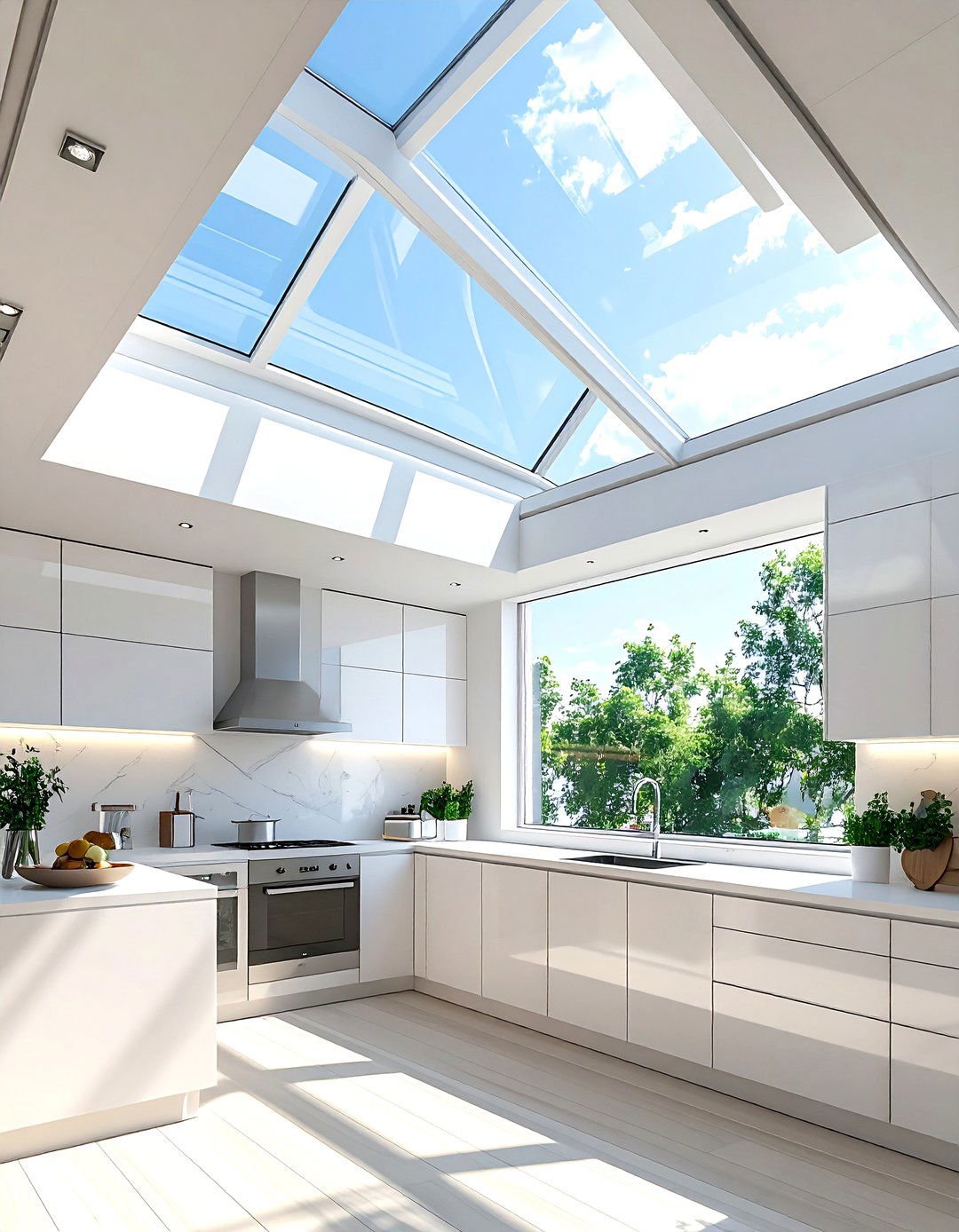 Skylight Kitchen Ceiling - 30 ultra modern kitchen ideas