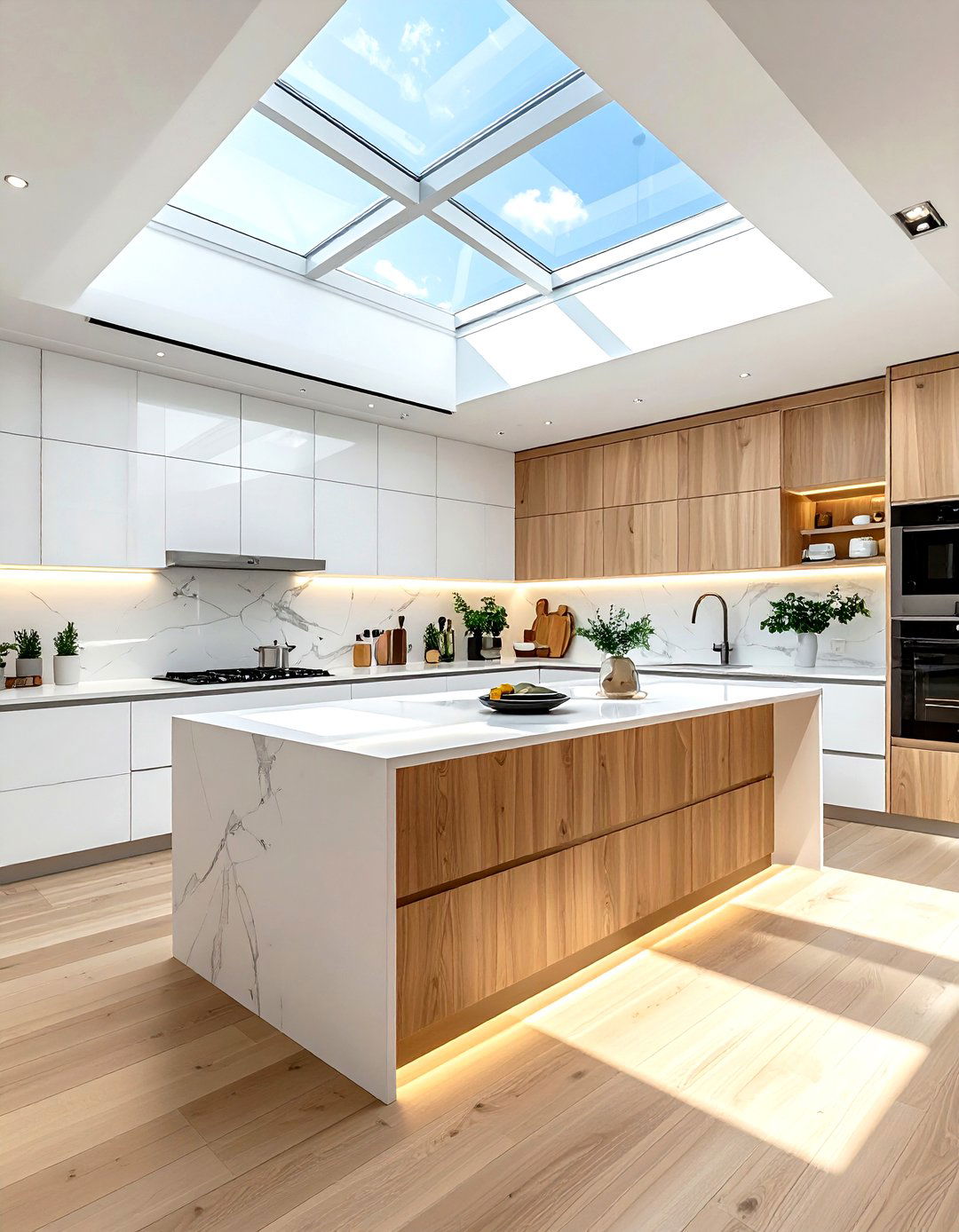 Skylight Kitchen - 30 kitchen room settings