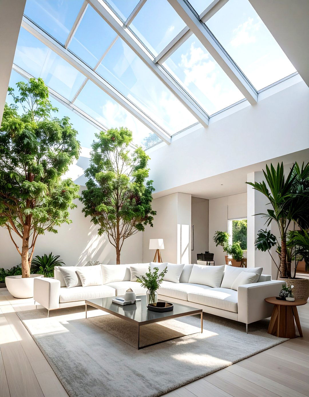 Skylight Living Room - 30 natural living room ideas