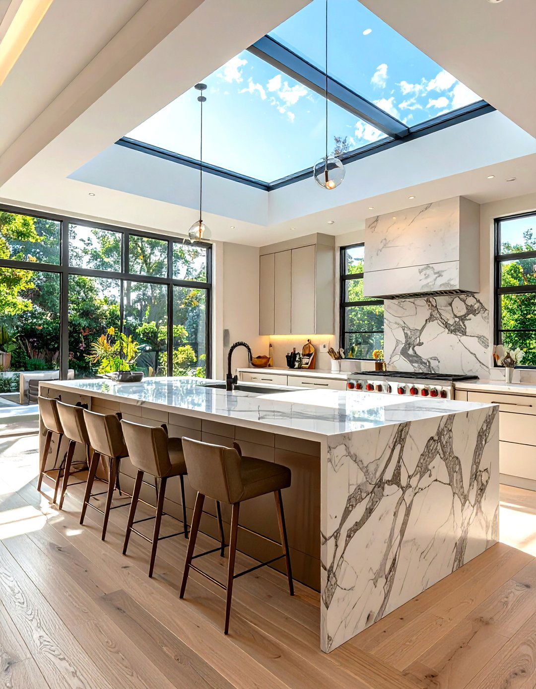 Skylight Over Kitchen Island - 30 kitchen skylight ideas