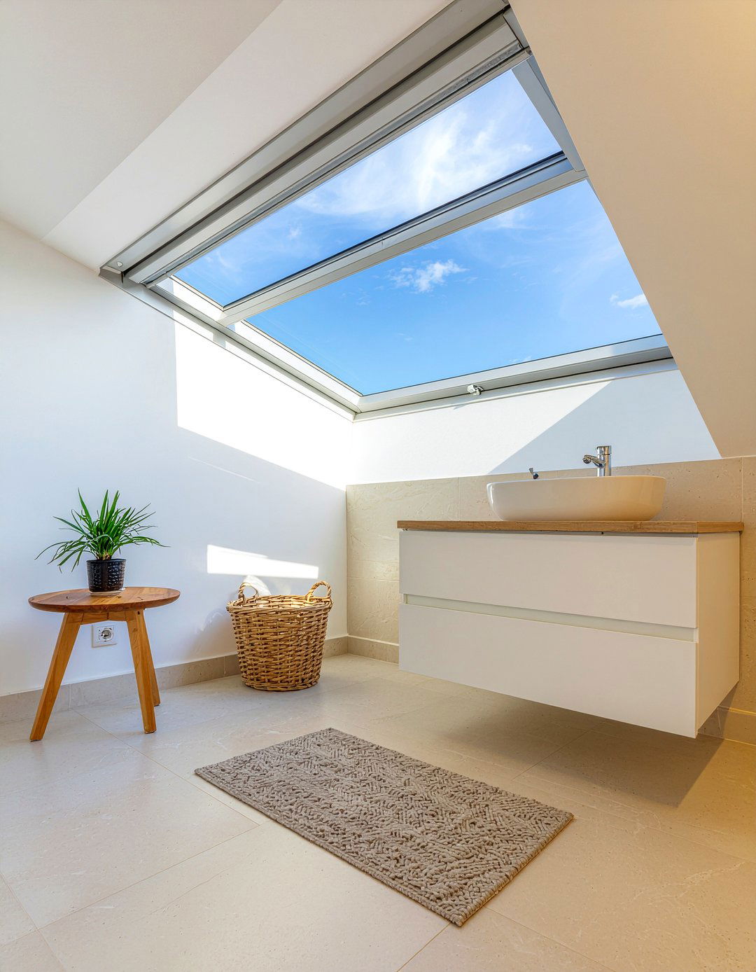 Skylight bathroom - 30 luxe bathroom ideas