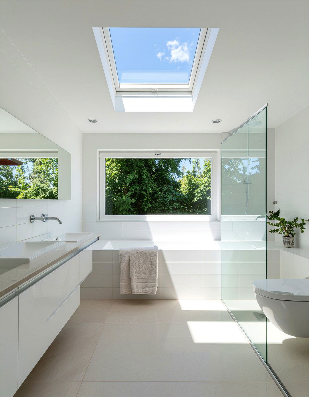 Skylight bathroom - 30 perfect bathroom ideas