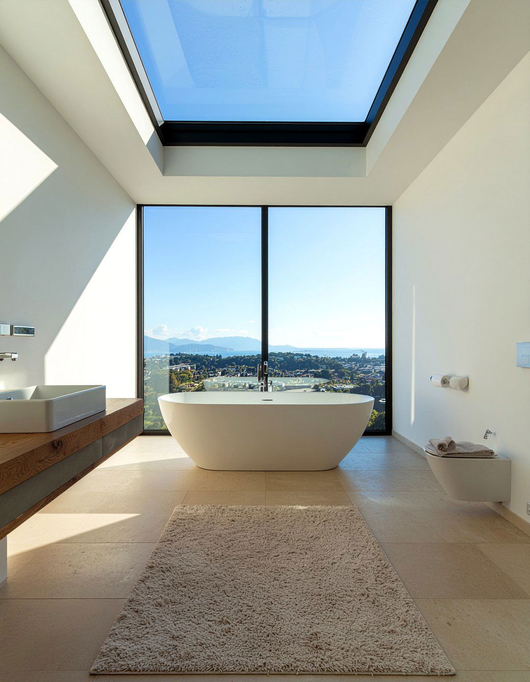 Skylight bathroom lighting - 30 incredible bathroom ideas