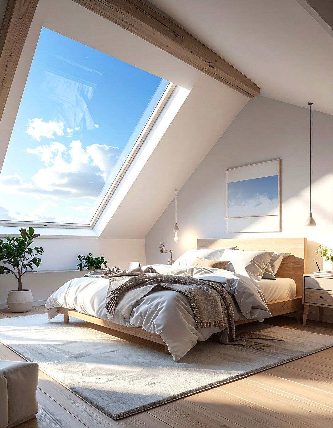 Skylight bedroom - 30 bright bedroom ideas