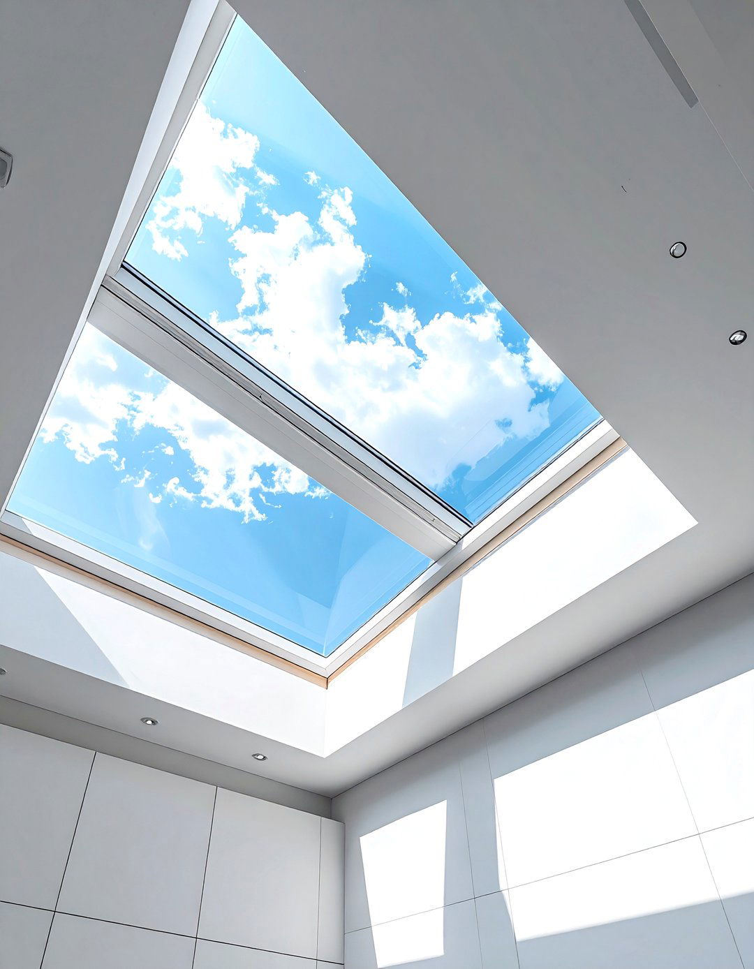 Skylight installation - 30 bathroom space-saving ideas