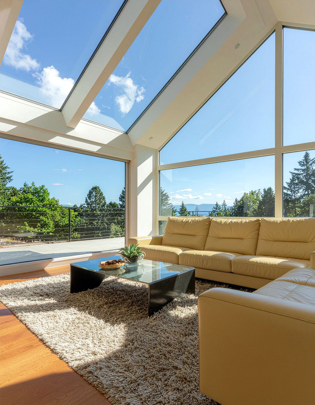 Skylights - 30 living room architectural details
