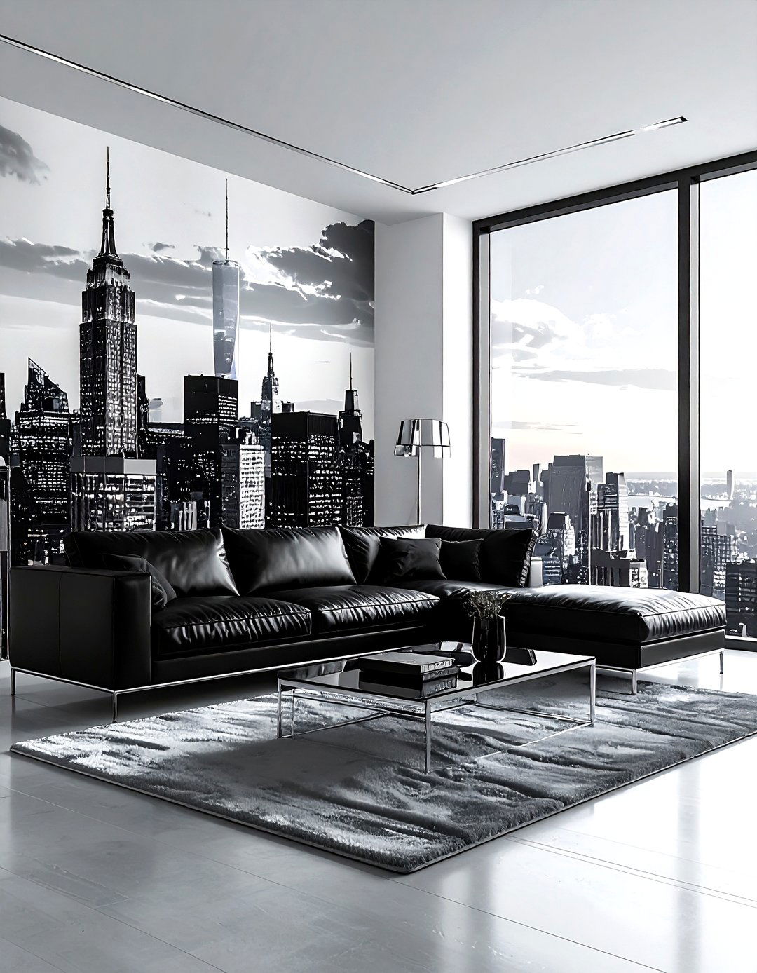 Skyline Wall Decals - 30 living room wall stickers