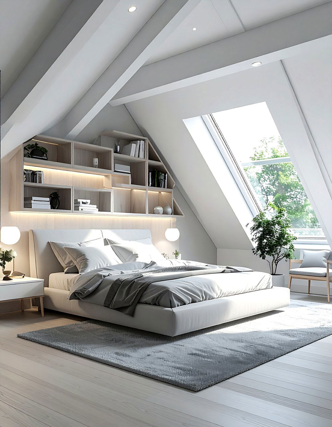Slanted Ceiling Loft Bedroom - 30 loft bedroom ideas