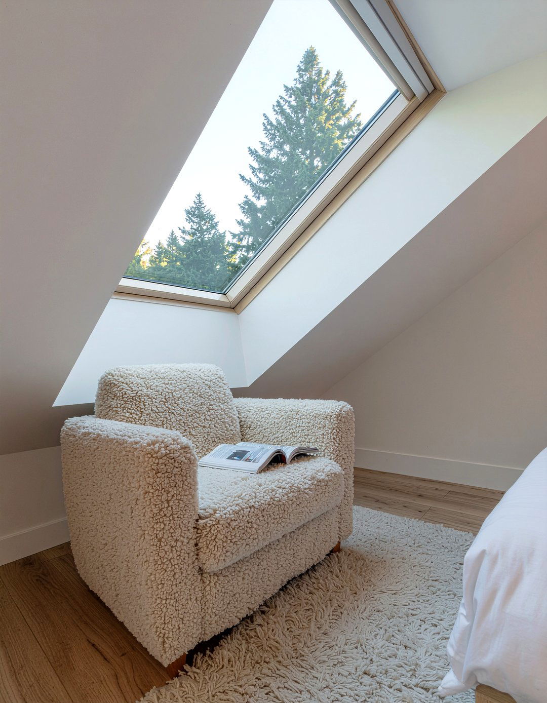 Slanted ceiling bedroom skylight - 30 bedroom skylights