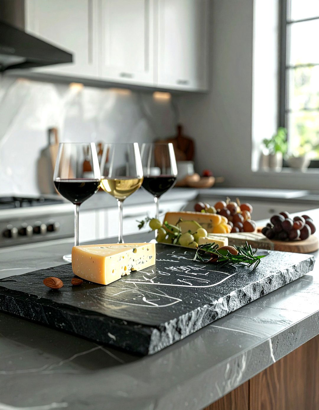 Slate Cheese Board - 30 gray kitchen accessories ideas