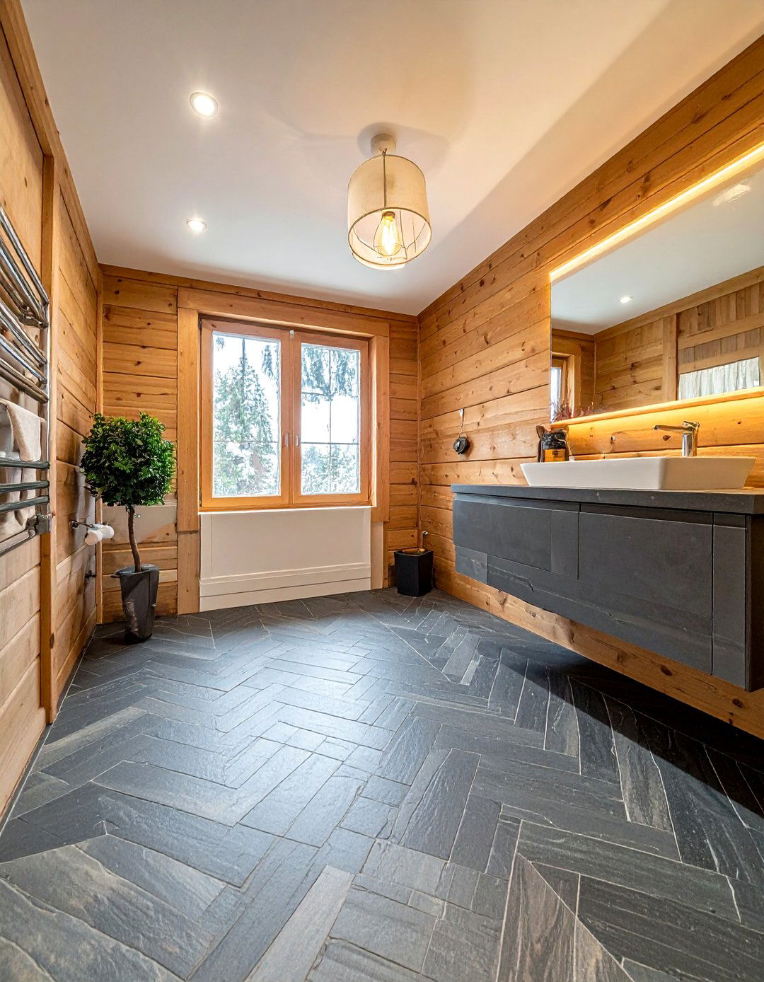 30 Cabin Bathroom Ideas for a Relaxing Rustic Home Spa