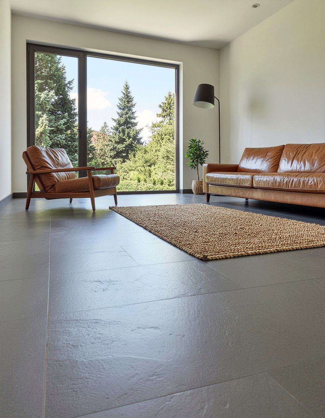 Slate Tile Flooring Living Room - 30 slate living room ideas