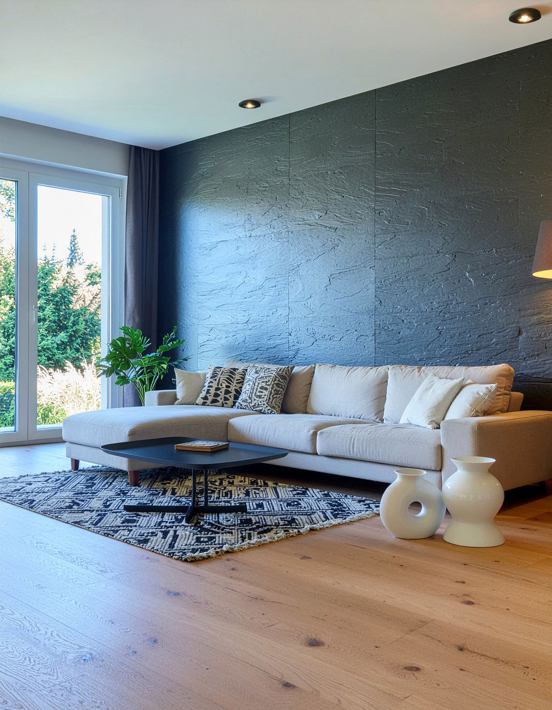 Slate Wallpaper - 30 living room textured wallpapers