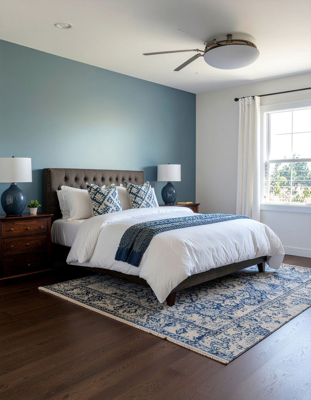 Slate blue bedroom - 30 bedroom color ideas