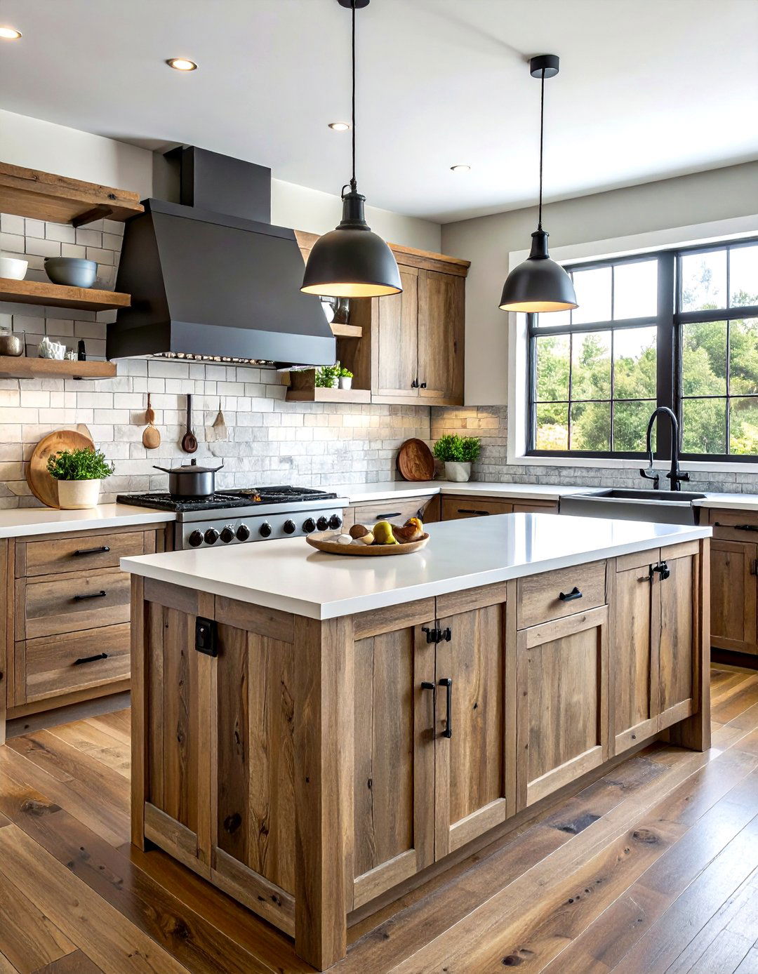 Slate look porcelain tile - 30 porcelain tile kitchen backsplash ideas