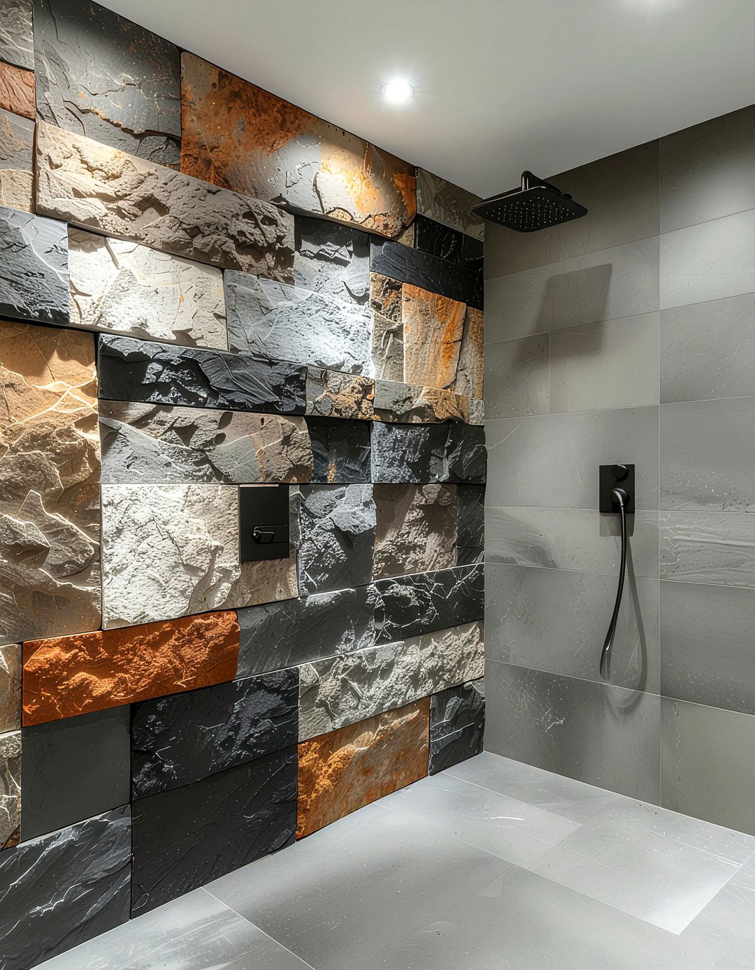 30 Stunning Bathroom Feature Wall Ideas for a Visual Impact