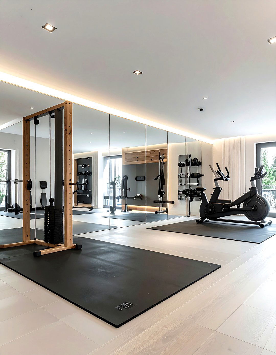 Sleek home gym - 30 amazing decor ideas