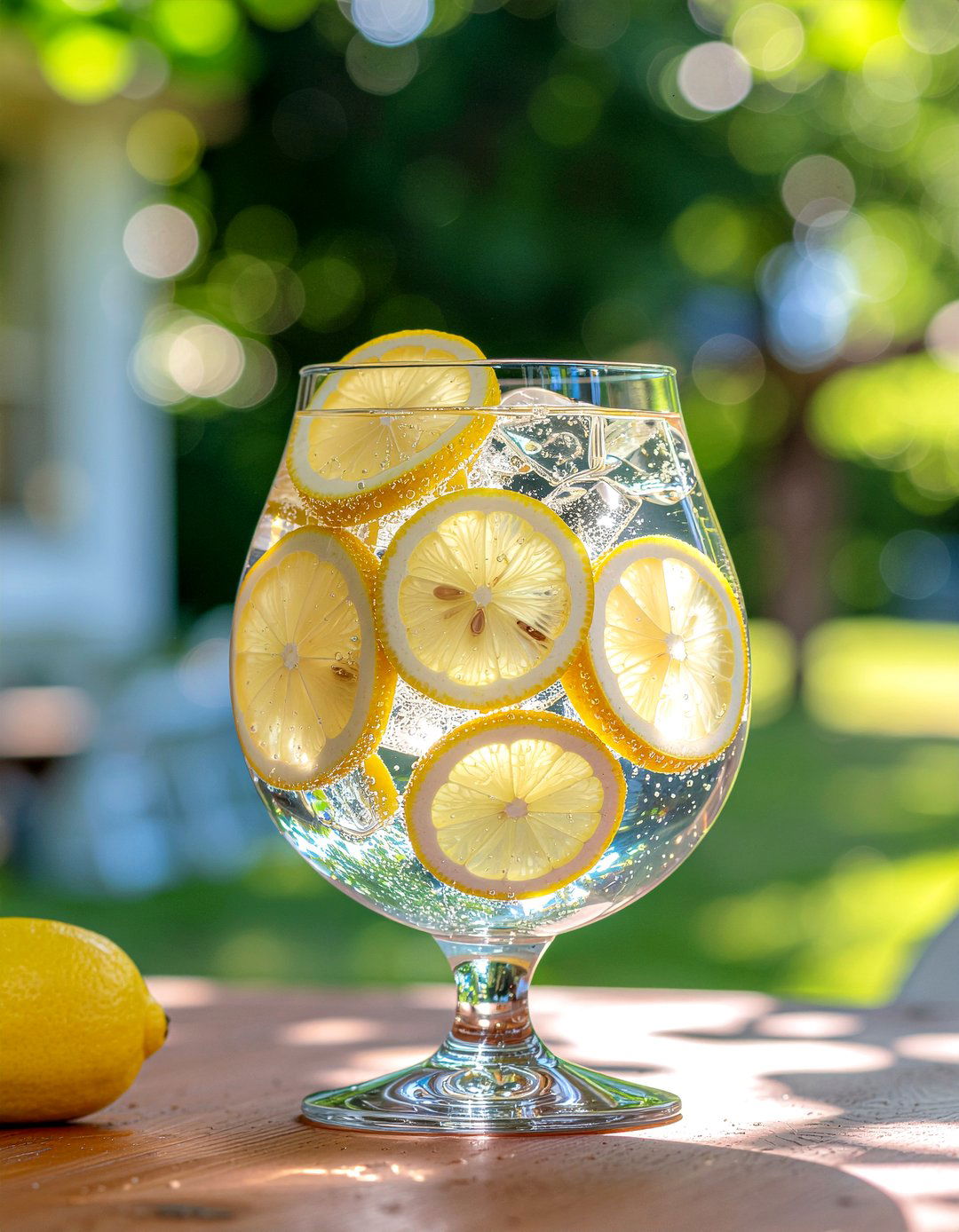 Sliced Fruit Water Vase - 30 fruit centerpiece dining ideas