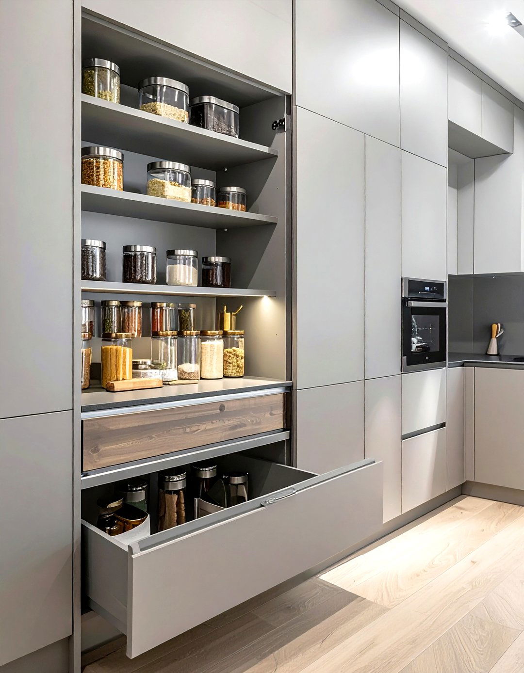 Slide Out Pantry Cabinet - 30 hidden pantry kitchen ideas