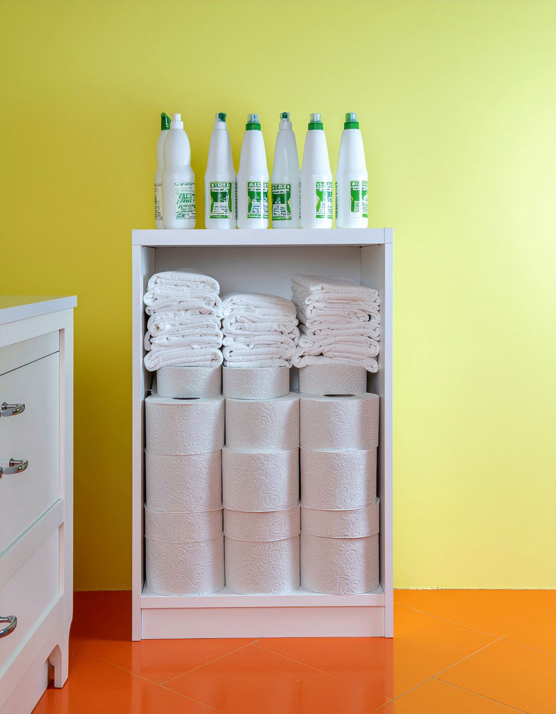 Slide out pantry cabinet - 30 bathroom innovative storage ideas