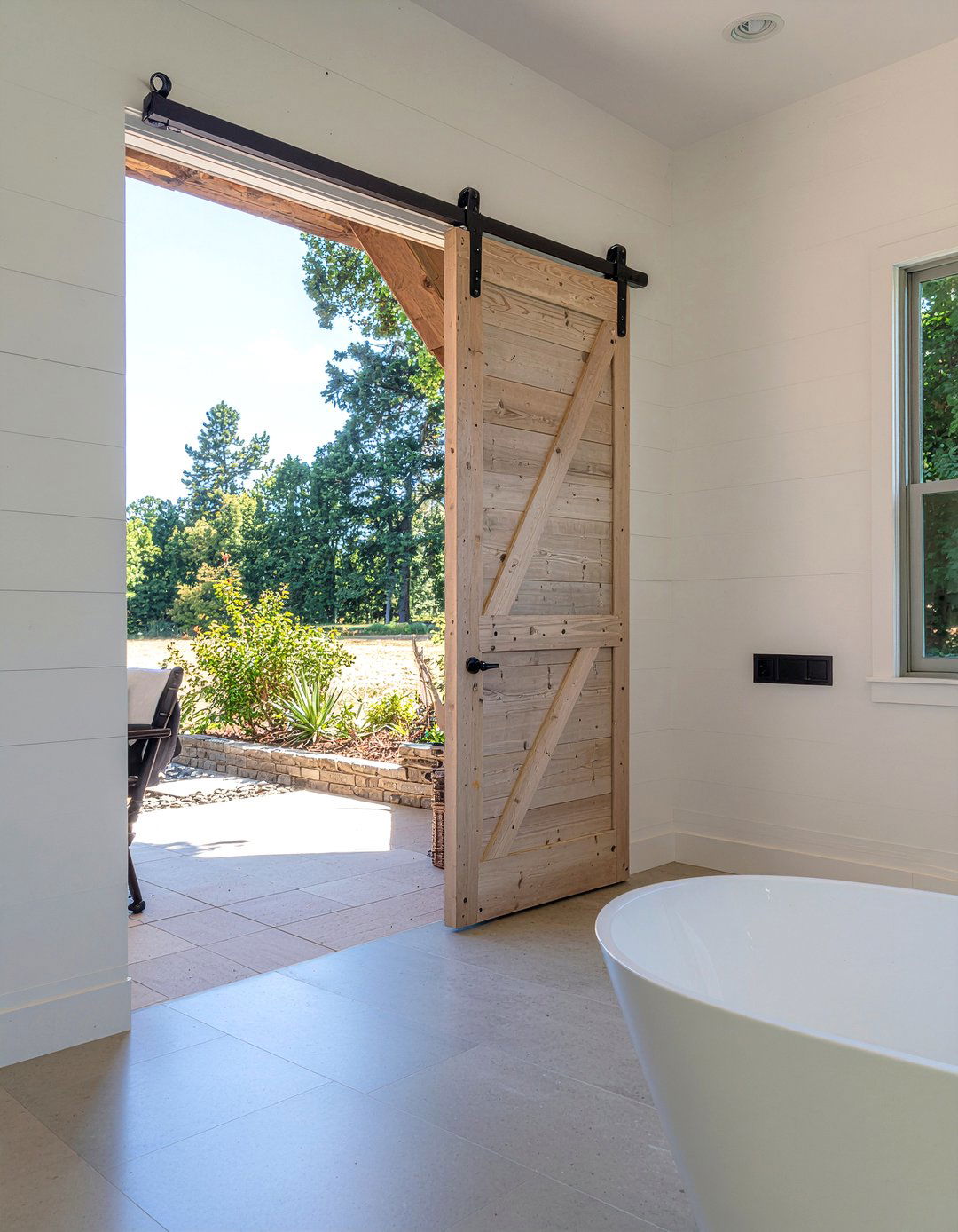 Sliding Barn Door - 30 bathroom for elderly ideas