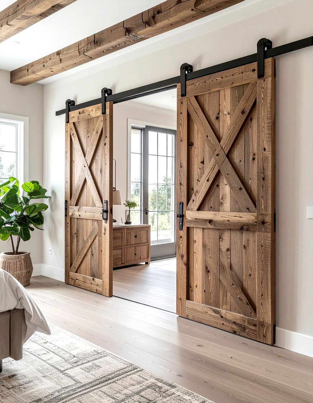 Sliding Barn Door - 30 bedroom door ideas