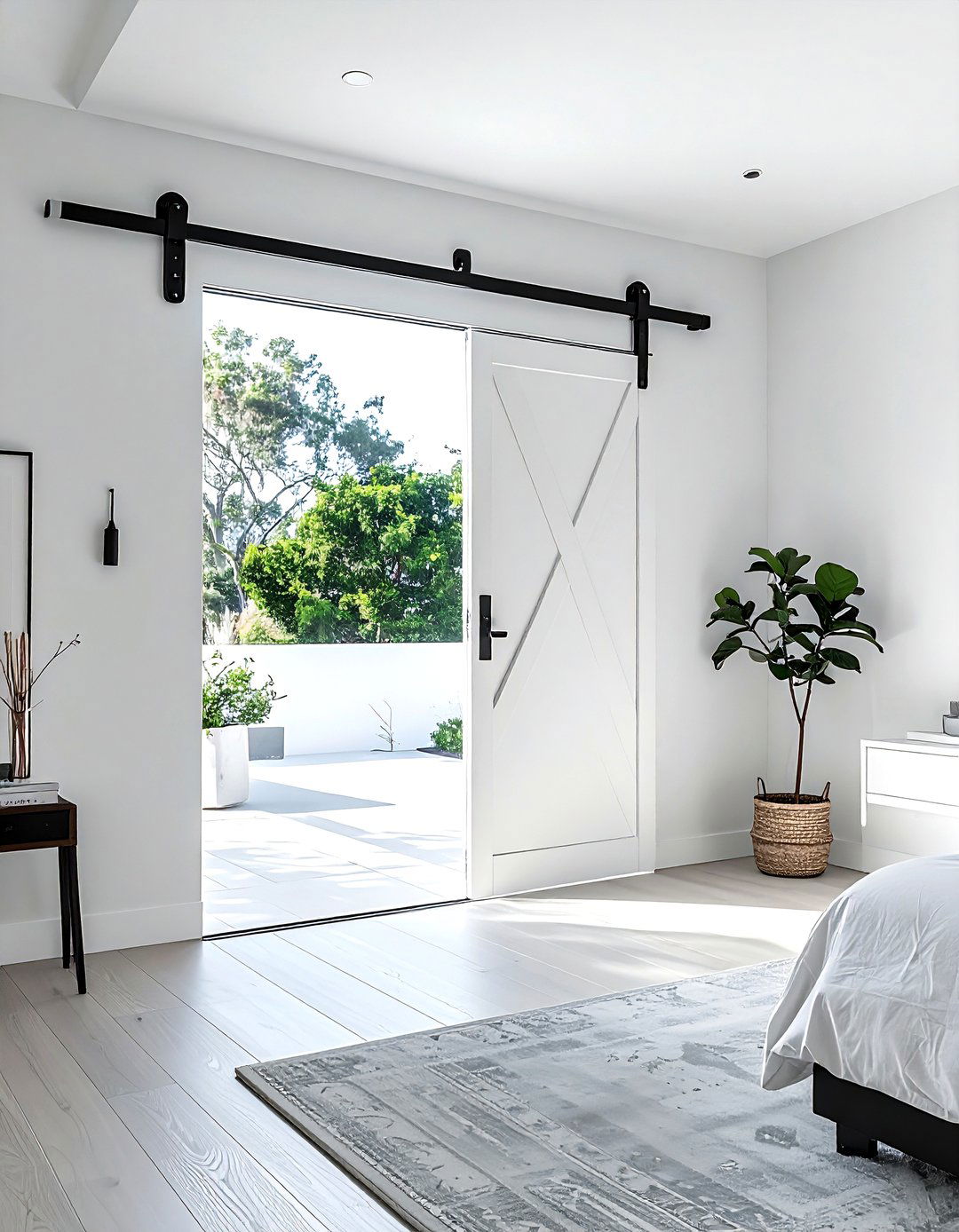 Sliding Barn Door Bedroom - 30 small bedroom ideas