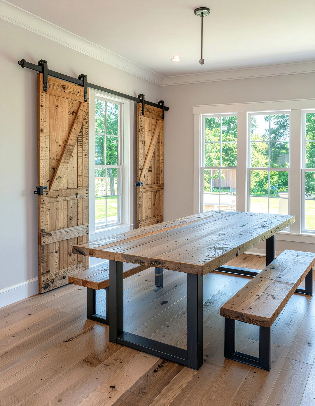 Sliding Barn Door Sideboard - 30 kitchen buffet ideas