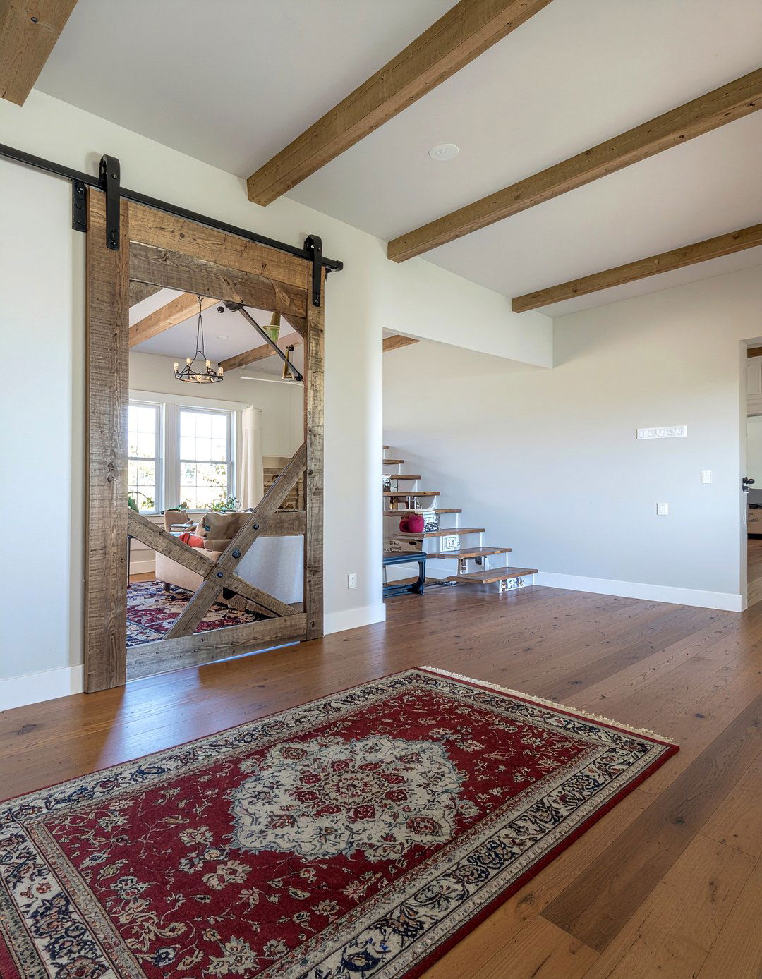 Sliding Barn Doors - 30 living room architectural details