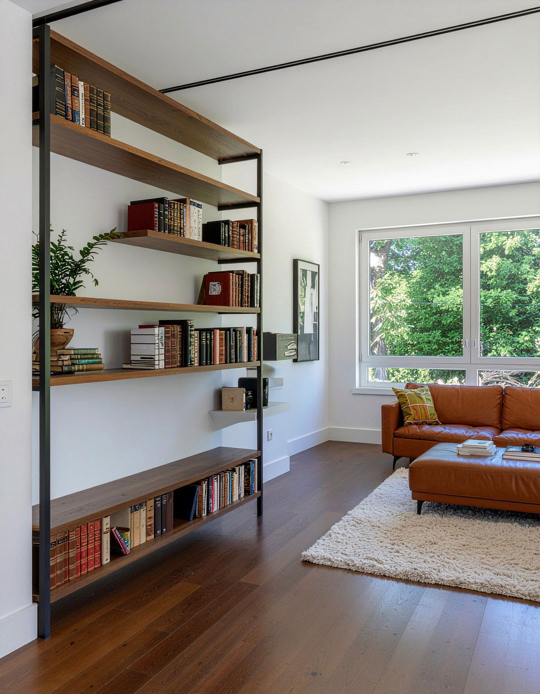 Sliding Bookshelf Wall - 30 living room bookshelf dividers