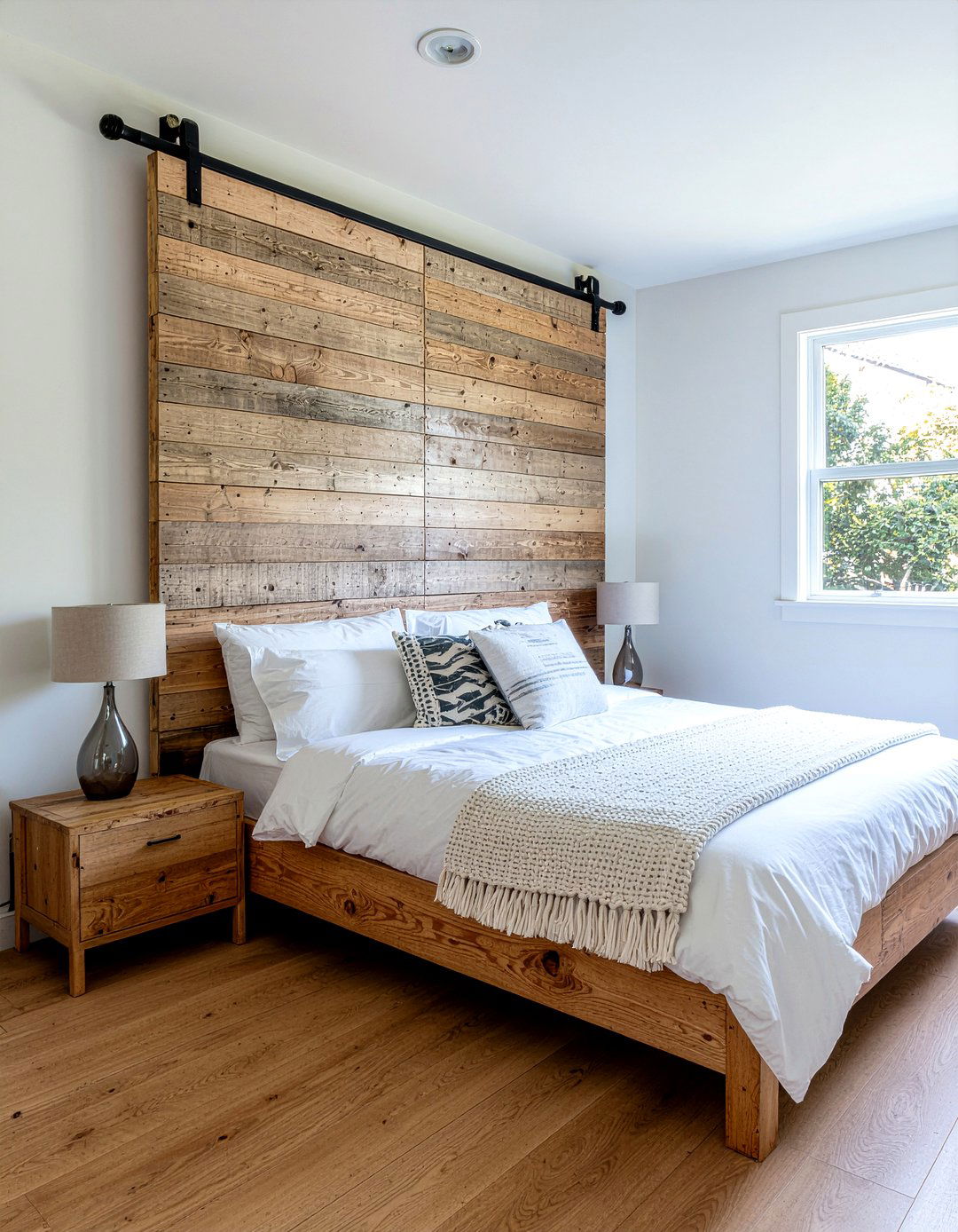 Sliding Door Headboard - 30 bedroom bookcase headboards