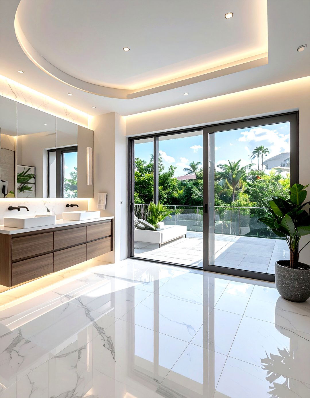 Sliding Glass Door Bathroom - 30 bathroom natural lighting ideas