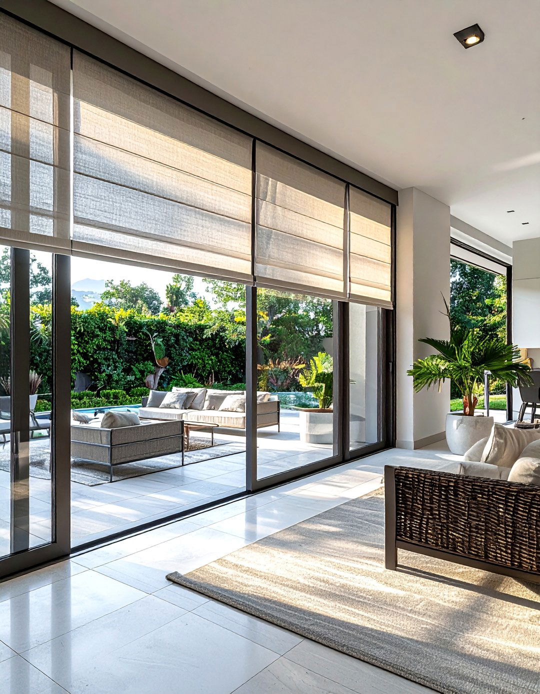 Sliding Glass Door Blinds - 30 window treatment ideas