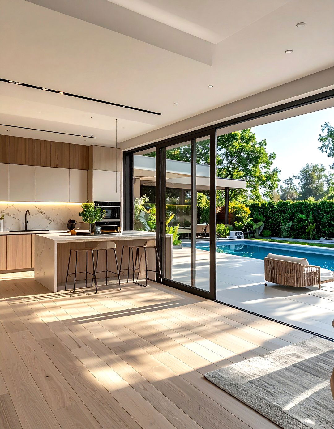 Sliding Glass Wall - 30 California kitchen ideas