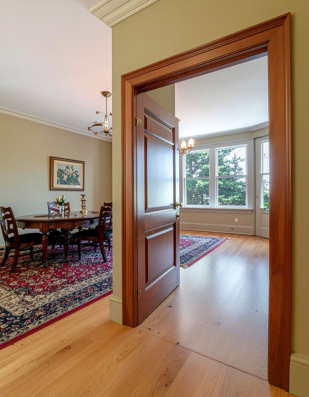 Sliding Pocket Door - 30 old house living room ideas