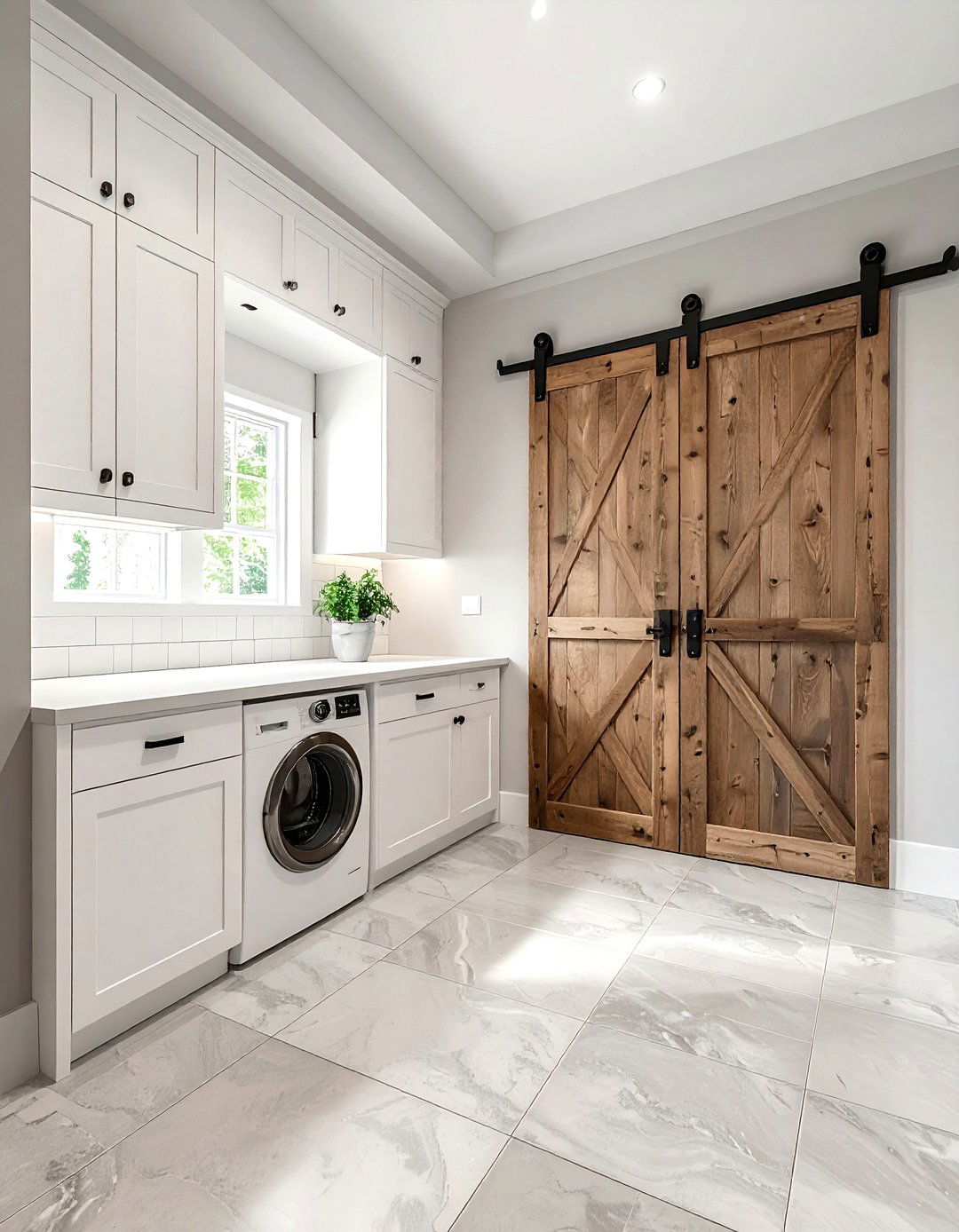 Sliding barn door - 30 wood accent ideas