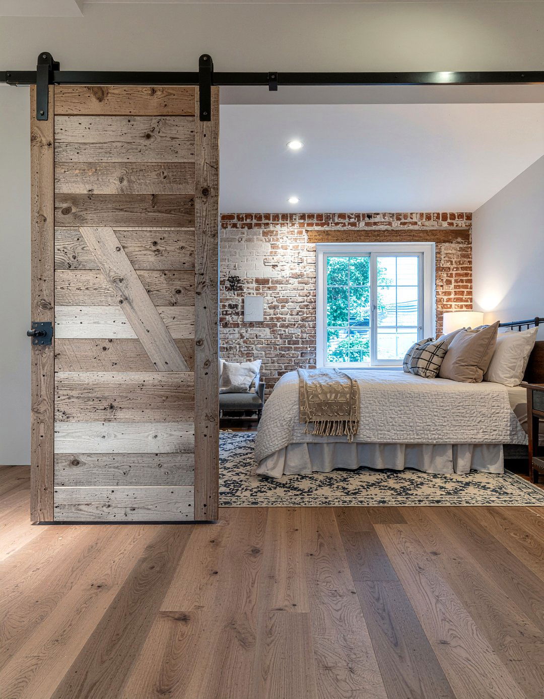Sliding barn door - 30 bedroom door designs