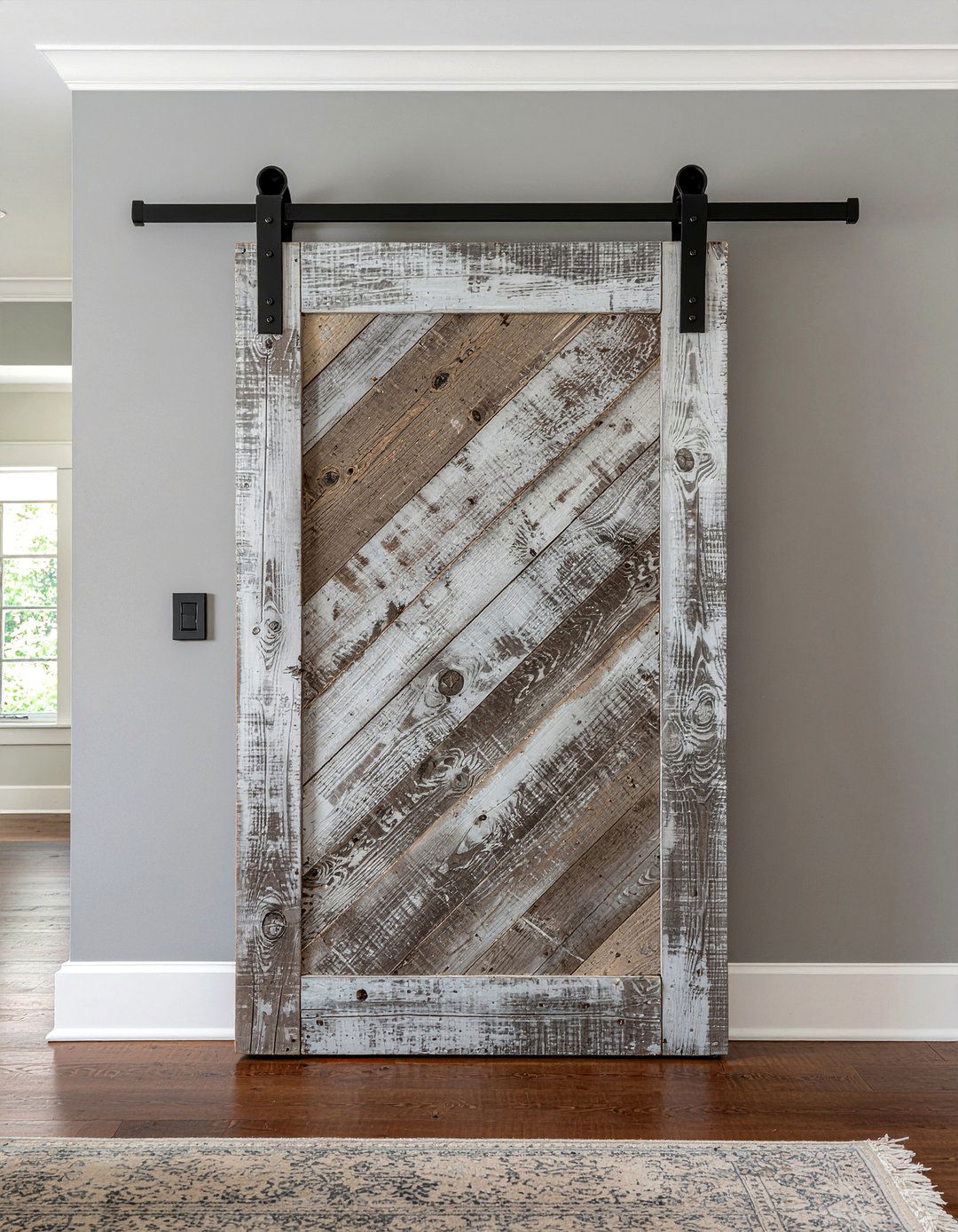Sliding barn door cabinet - 30 dining room storage ideas