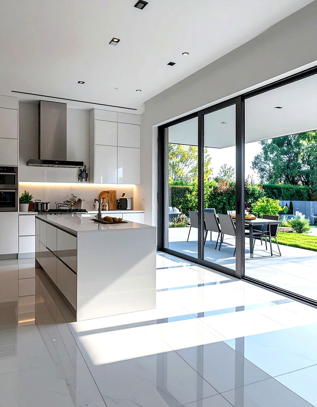 Sliding kitchen french door - 30 kitchen French door ideas