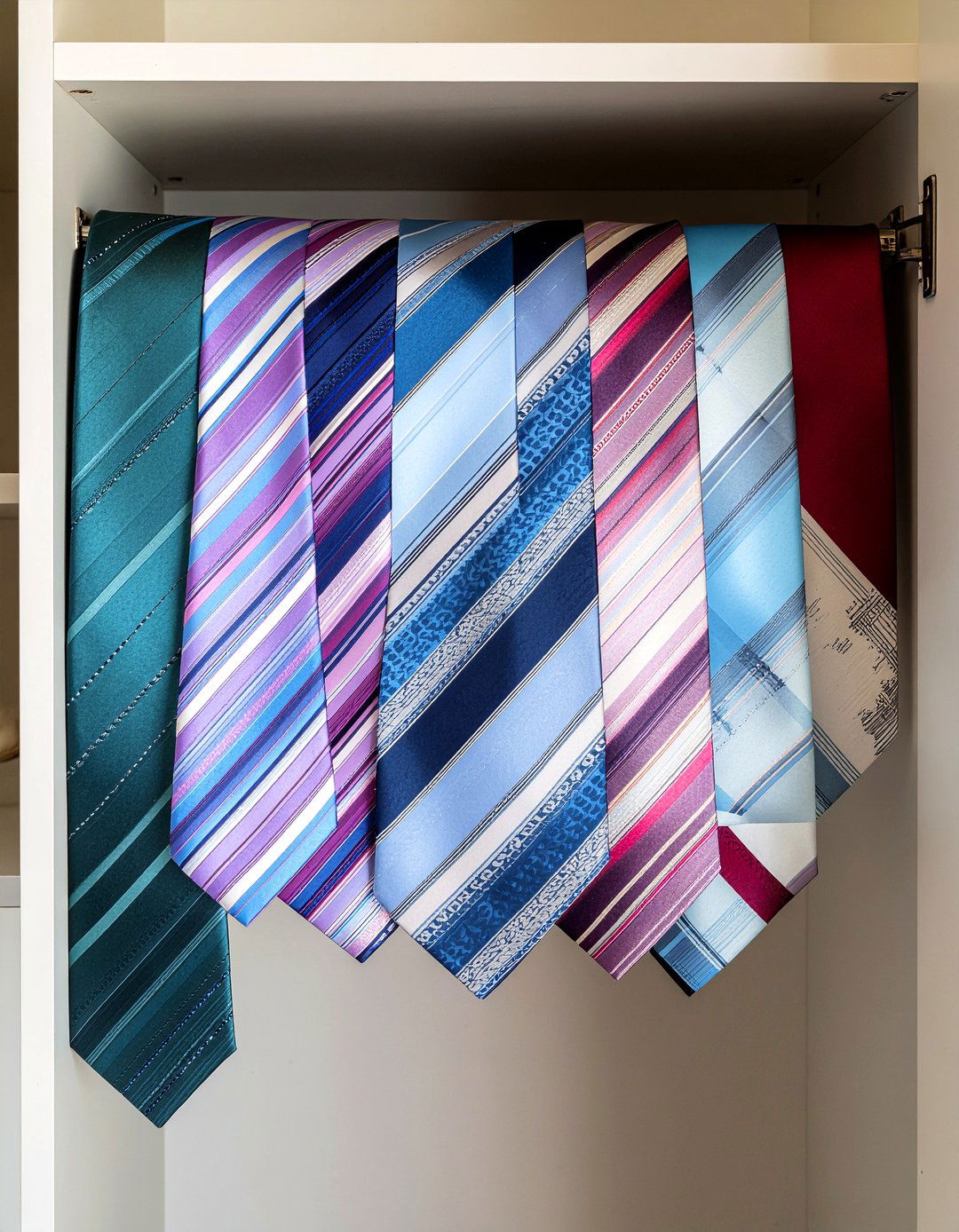 Sliding tie rack - 30 bedroom closet dividers