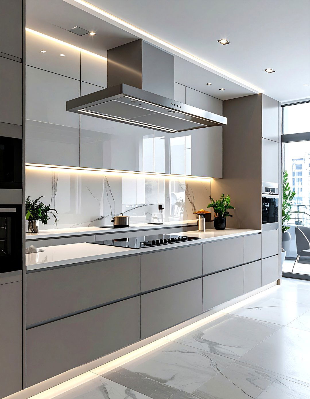 Slim Profile Hood - 30 wall-mount hood kitchen ideas