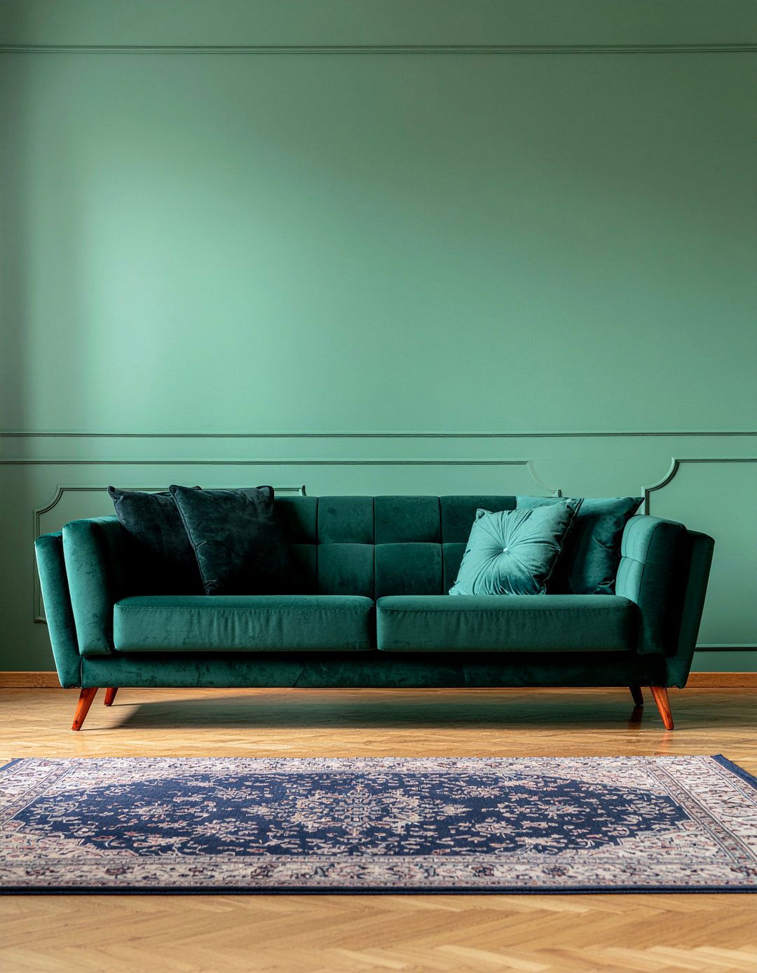 Slim Profile Sofa - 30 narrow living room ideas