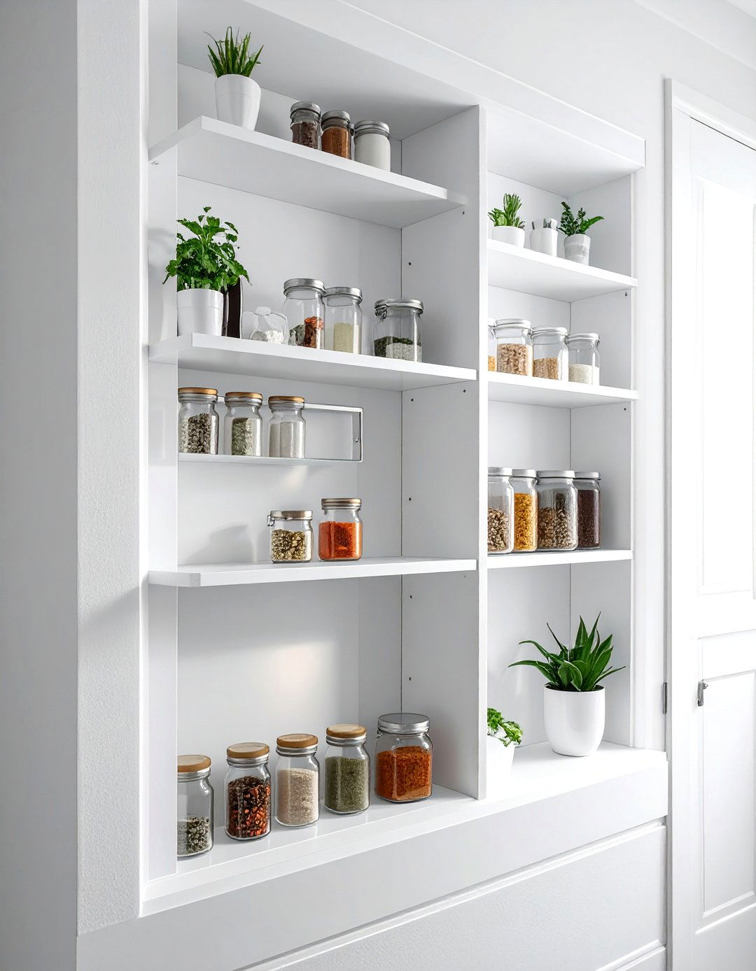 Slim alcove shelving small spaces - 30 dining room alcove storage ideas