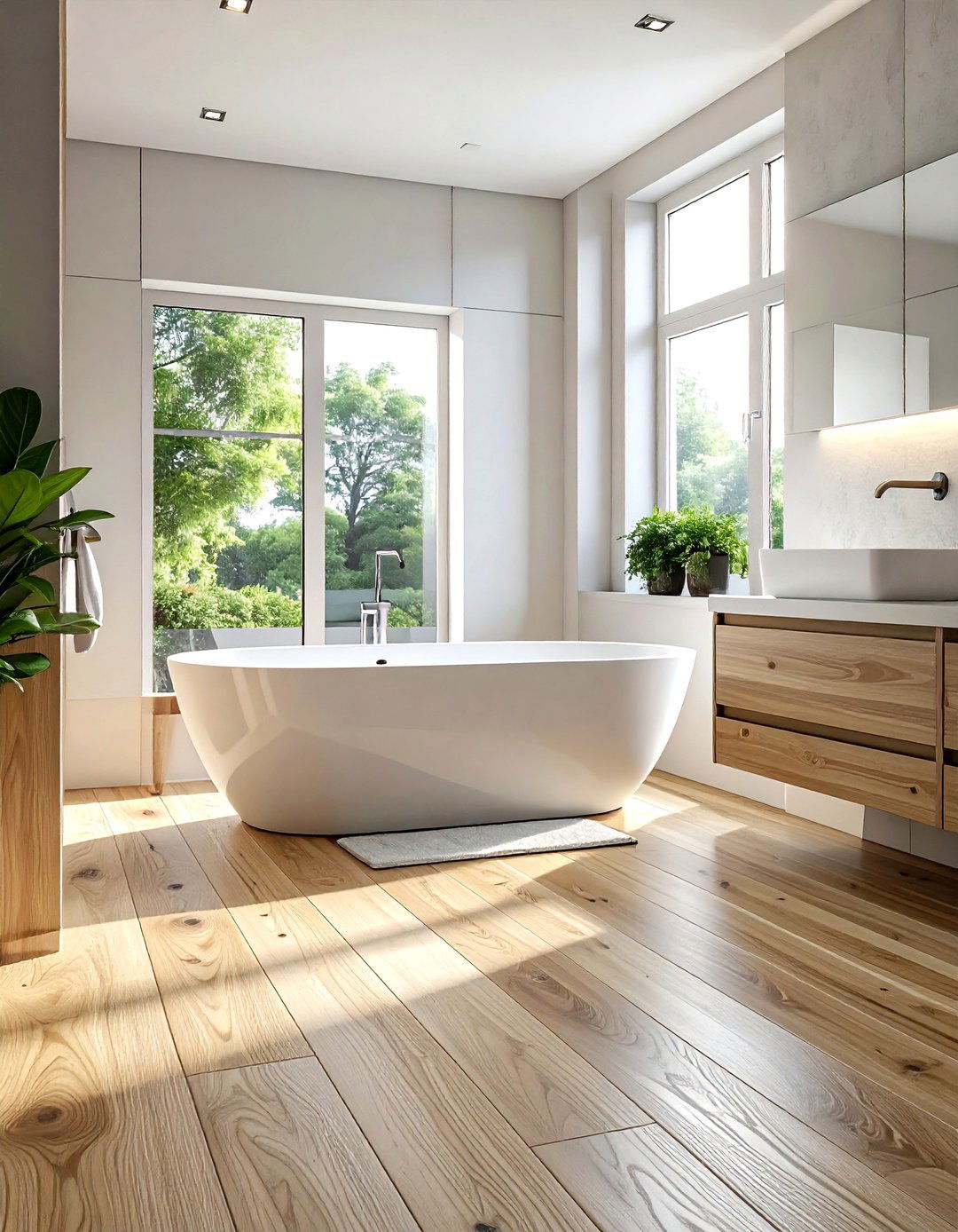 Slip resistant laminate - 30 non-slip bathroom floor ideas