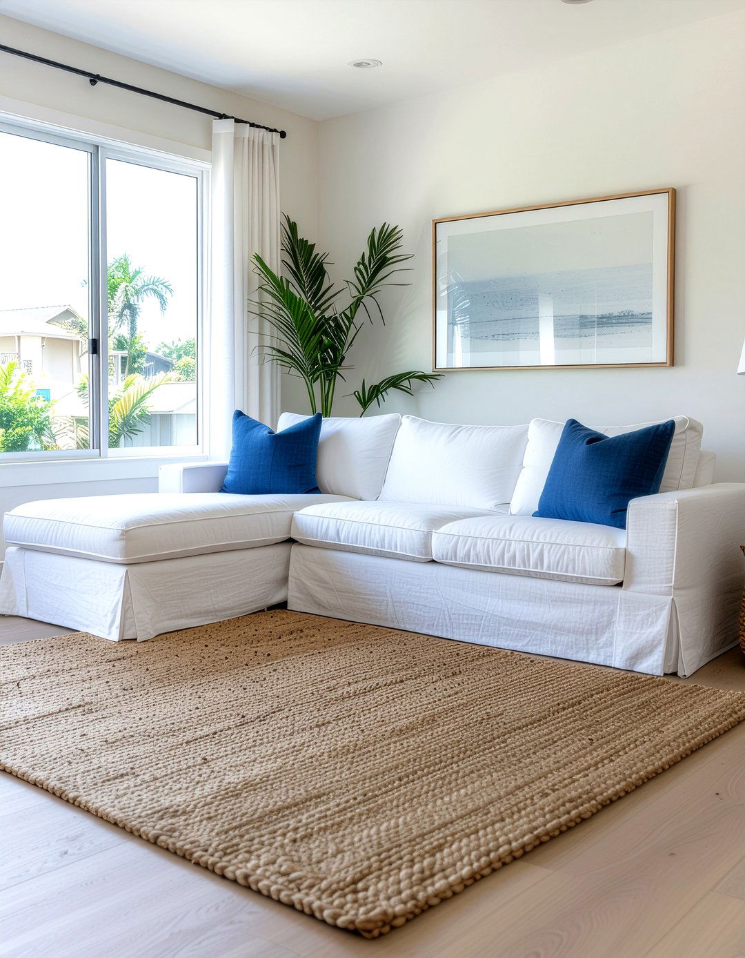 Slipcovered Modular Sectional Sofa - 30 living room modular seating ideas