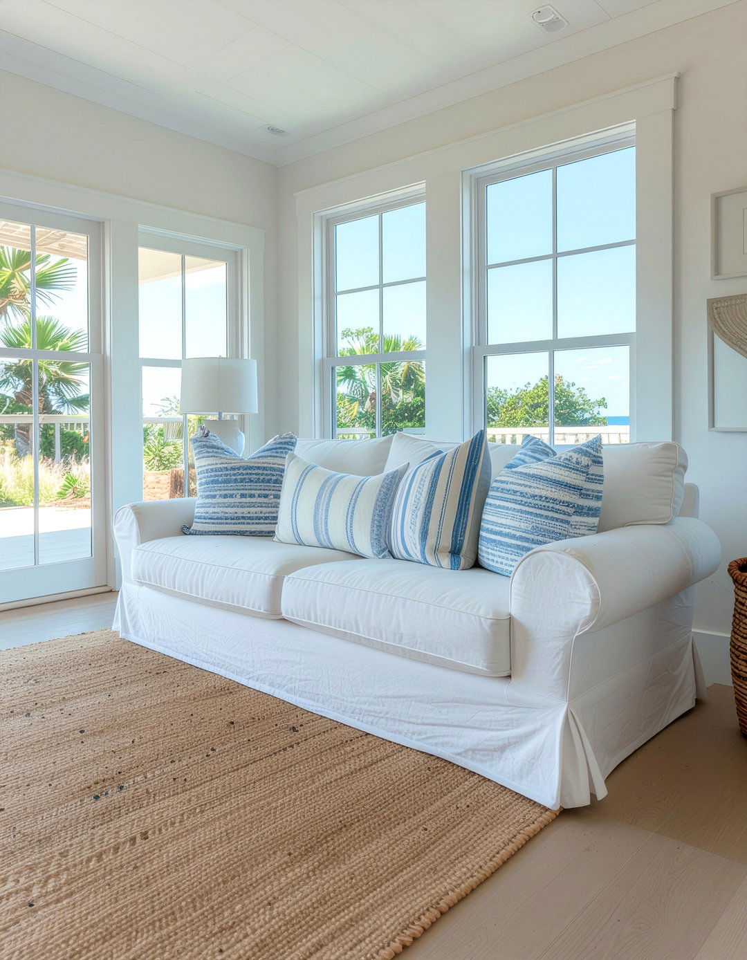 Slipcovered Seating - 30 family friendly living room ideas